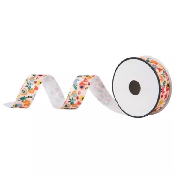 Floral Mushroom Gnome Grosgrain Ribbon, NWT, For Bundles Only - Picture 1 of 5